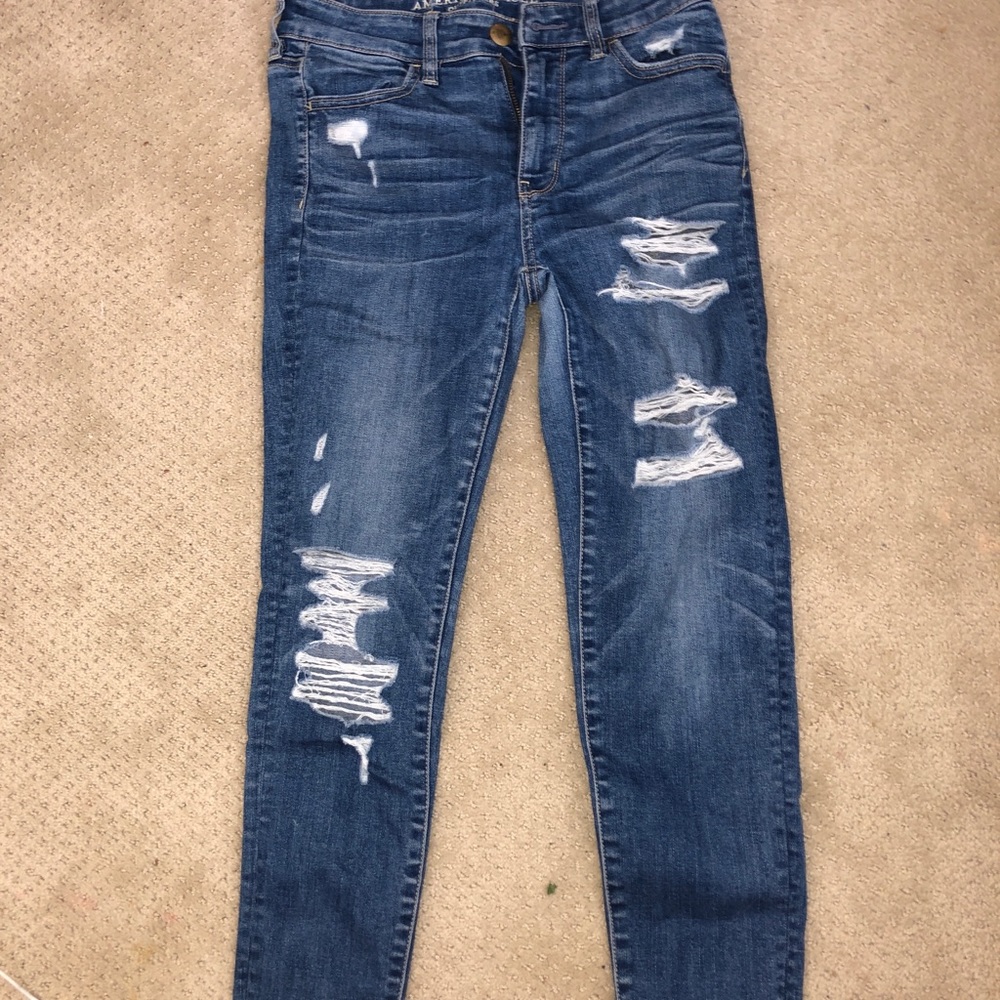 American Eagle super stretch x hi rise jeggings